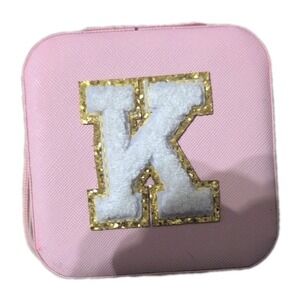 Small Jewelry Box Travel Portable Case For Ring‎ Pendant Earring Box Pink K